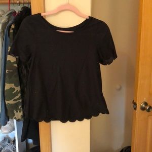 Topshop Tops - Top shop scalloped shirt Topshop Tops - Top shop scalloped shirt